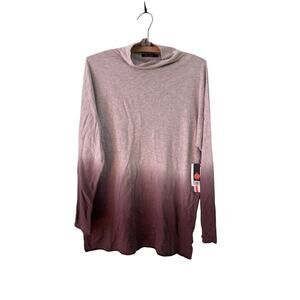 NIC+ZOE 294342 Women's Medium Plum Traveler Turtleneck Sweater NWT $168 MSRP